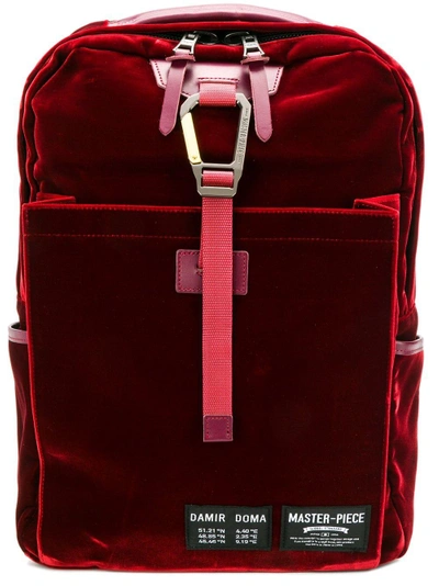 Shop Damir Doma Masterpiece Backpack - Red