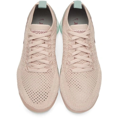 Shop Nike Pink & Blue Air Vapormax Flyknit 2 Sneakers
