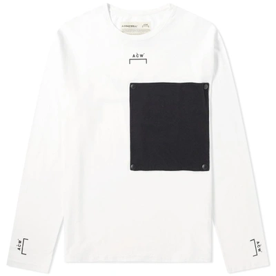 Shop A-cold-wall* Long Sleeve Pocket Tee In White