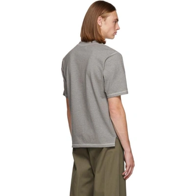 Shop Lhomme Rouge Grey Climber T-shirt In Grey Melang