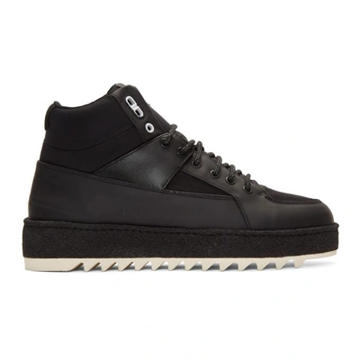 ETQ. ETQ AMSTERDAM BLACK HT 02 HIKING SNEAKERS 