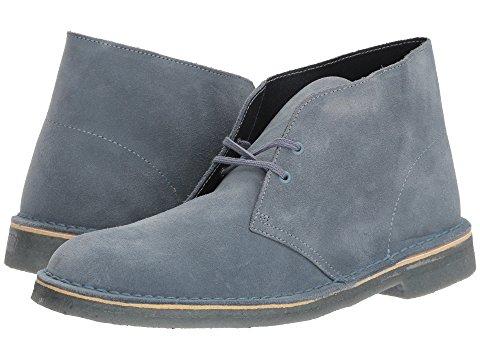 clarks blue suede