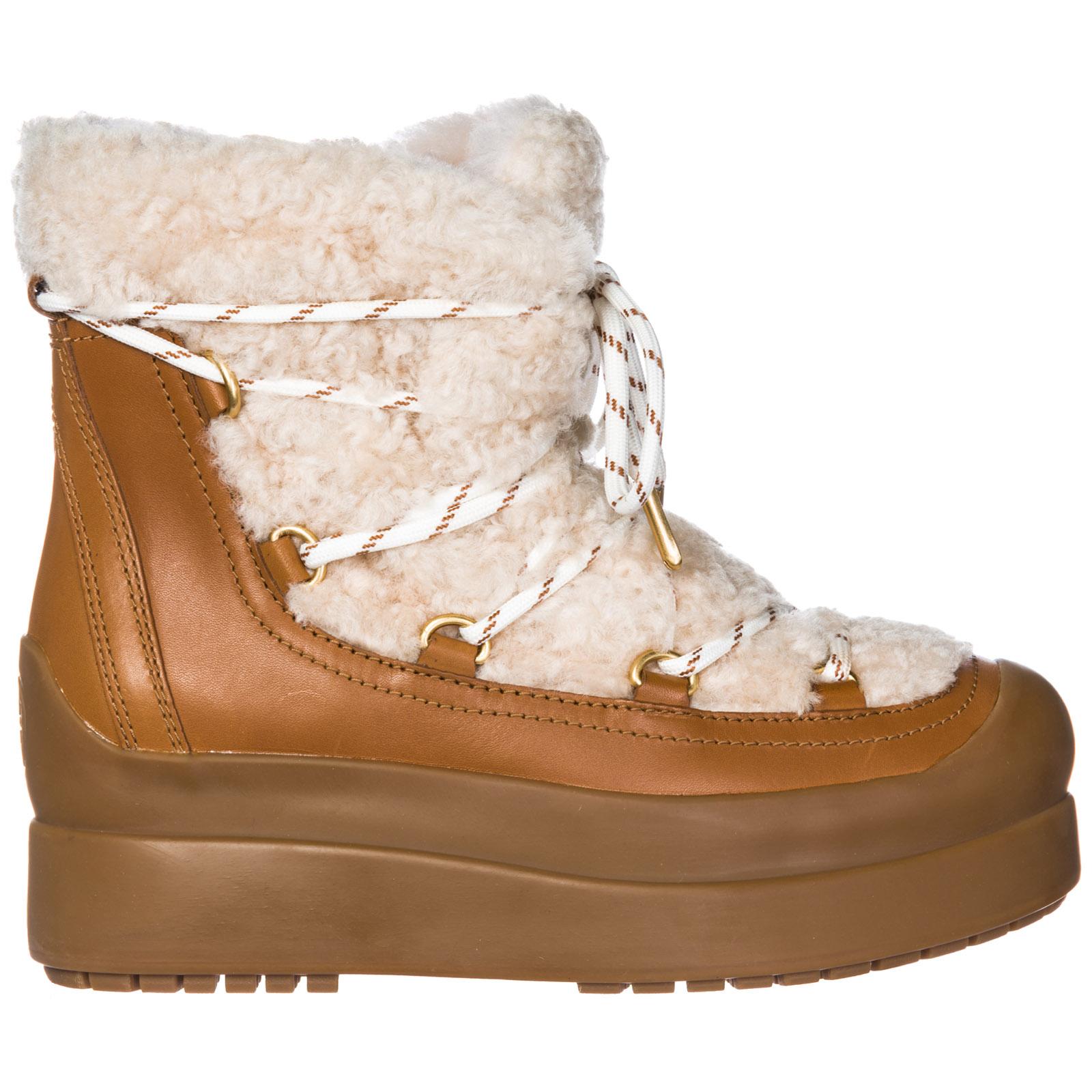 women's shearling ankle boots
