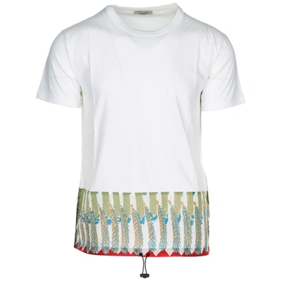 Shop Valentino Men's Short Sleeve T-shirt Crew Neckline Jumper In White
