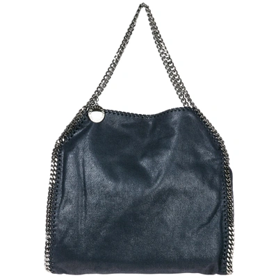 Shop Stella Mccartney Women's Shoulder Bag  Falabella Small Tote Shaggy Deer In Blue