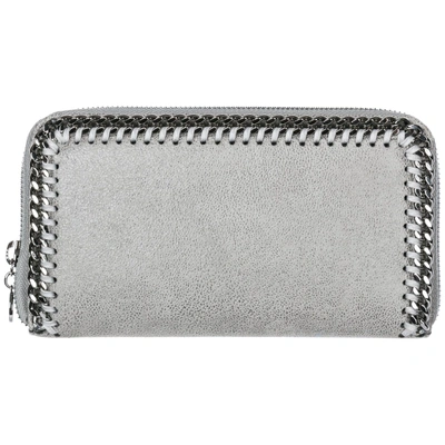 Shop Stella Mccartney Women's Wallet Coin Case Holder Purse Card Bifold  Continental Falabella In Grey