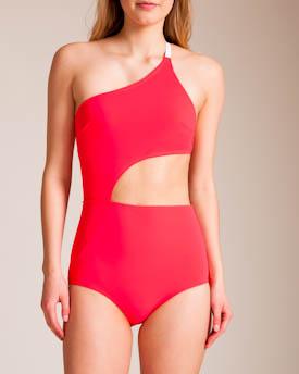 cross shoulder swimsuit