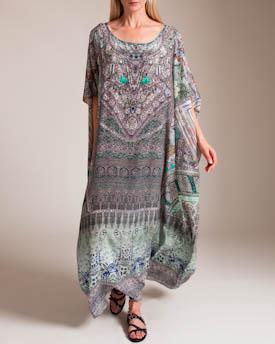 camilla round neck kaftan sale