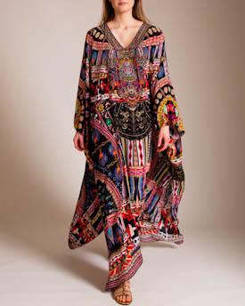 camilla split front kaftan styling