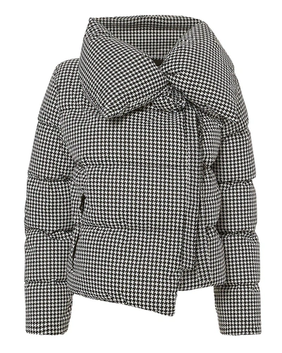 Shop Bacon Houndstooth Puffer Jacket