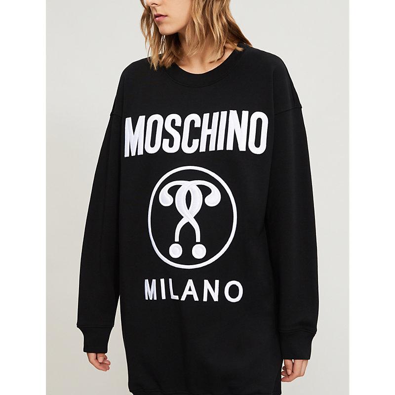 print Cotton-jersey Jumper Dress 