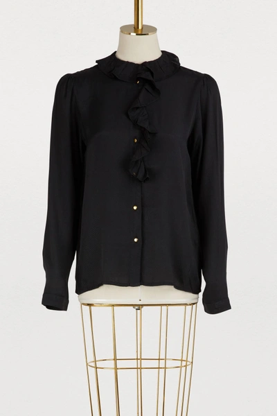 Shop Vanessa Bruno Jehane Shirt In Noir