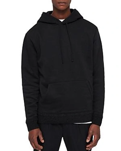 Shop Allsaints Senior Hoodie Pullover In Black