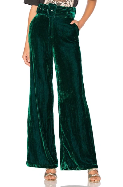 Shop House Of Harlow 1960 X Revolve Mona Belted Pant In Emerald