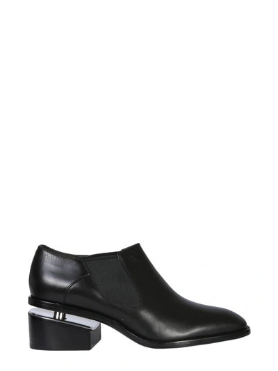 Shop Alexander Wang Jae Oxford Ankle Boots In Nero