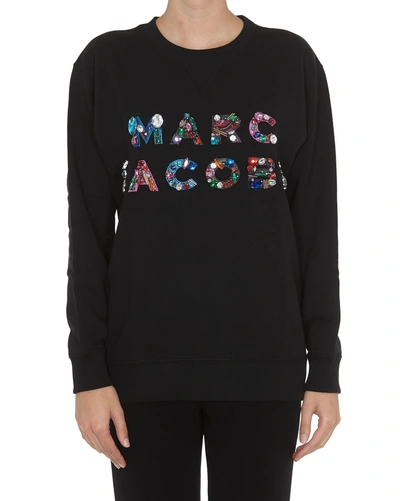 Shop Marc Jacobs Logo Sweatshirt In Black