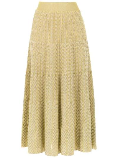 Shop Cecilia Prado Cassia Midi Skirt - Yellow