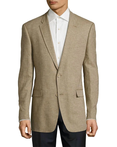 Shop Tommy Hilfiger Slim Fit & Linen Sportcoat In Nocolor