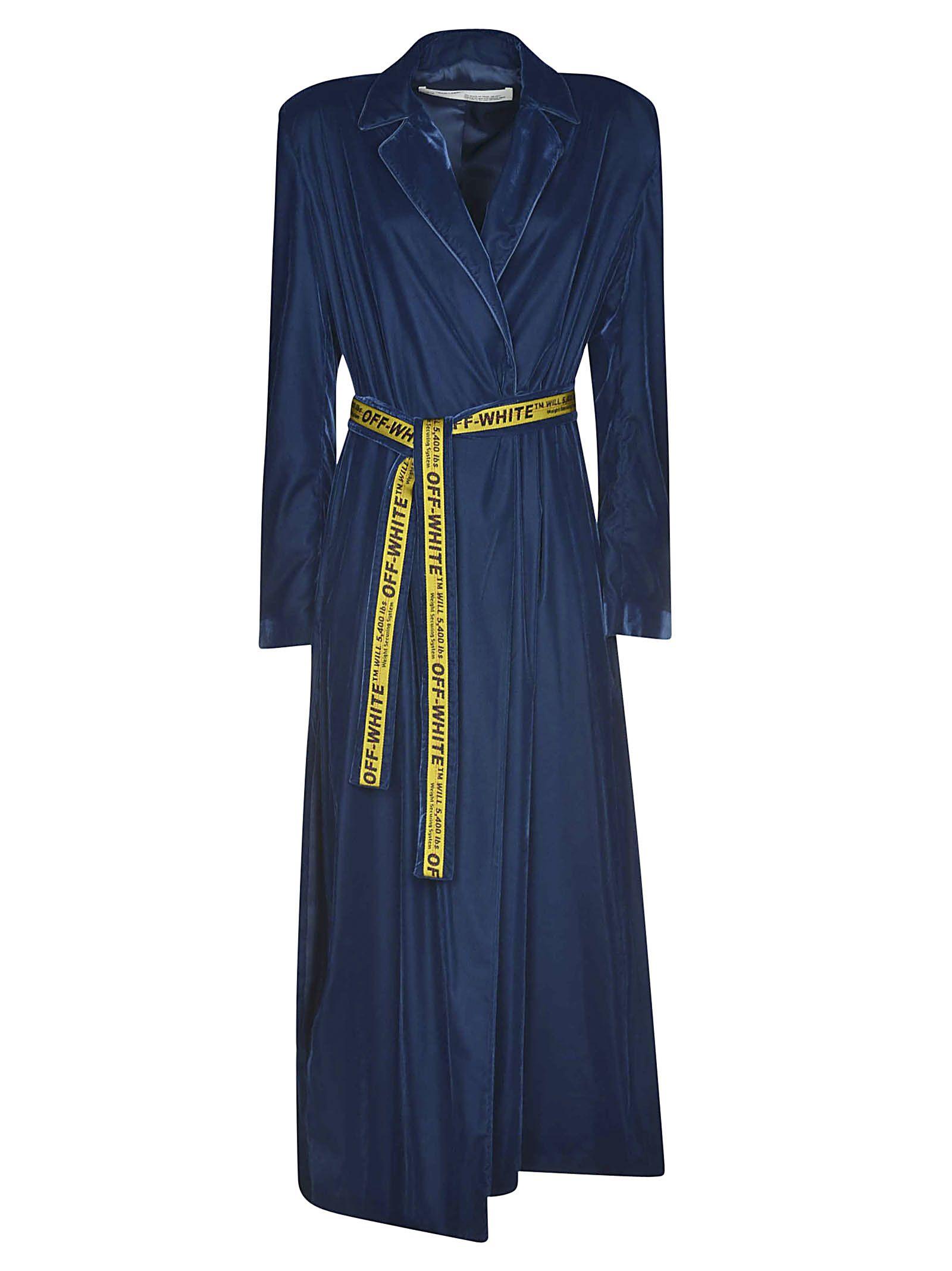 off white belt dress