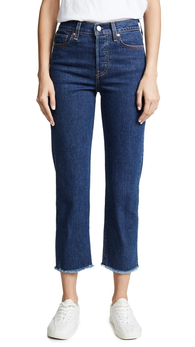 Shop Levi's The Wedgie Straight Jeans In Below The Belt