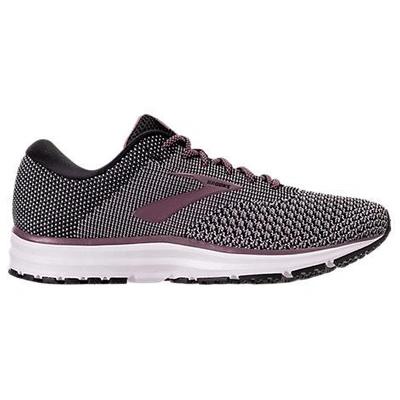 Shop Brooks Women's Revel 2 Running Shoes In Grey Size 7.0 Knit