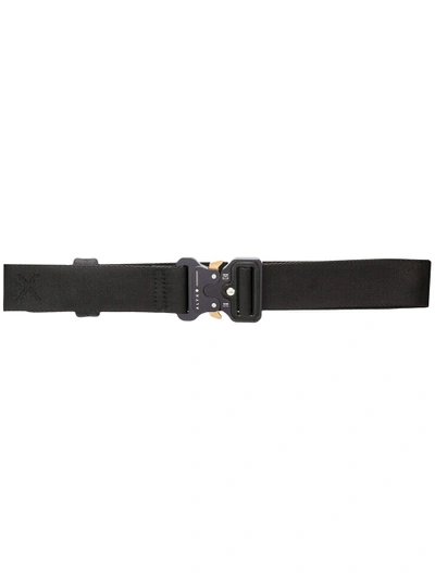 Shop Alyx Logo Buckle Belt In Black