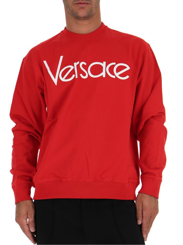 red versace jumper