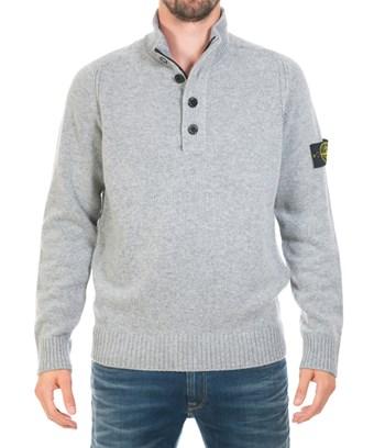 stone island grey wool jumper