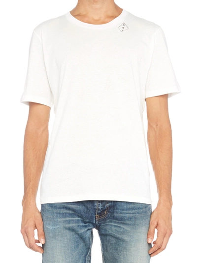 Shop Saint Laurent 'mini Cards' T-shirt In White