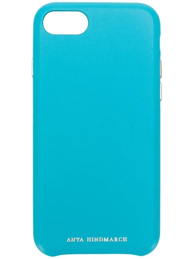 Shop Anya Hindmarch Pimp Your Phone Iphone 7/8 Case In Blue