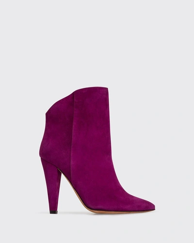 Shop Iro Amy Boots In Purple