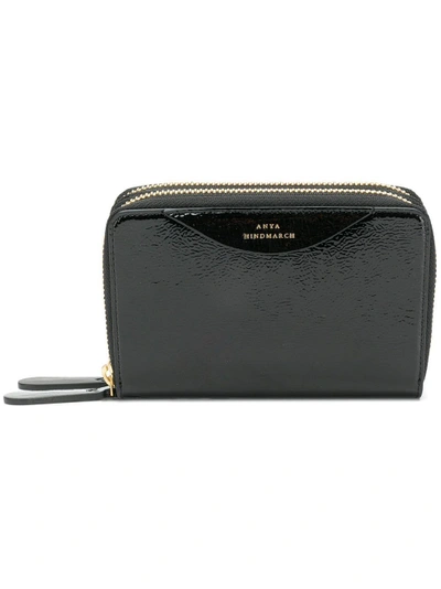 Shop Anya Hindmarch Stack Double Wallet In Black