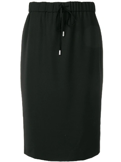 Shop Antonelli Drawstring Waist Skirt - Black