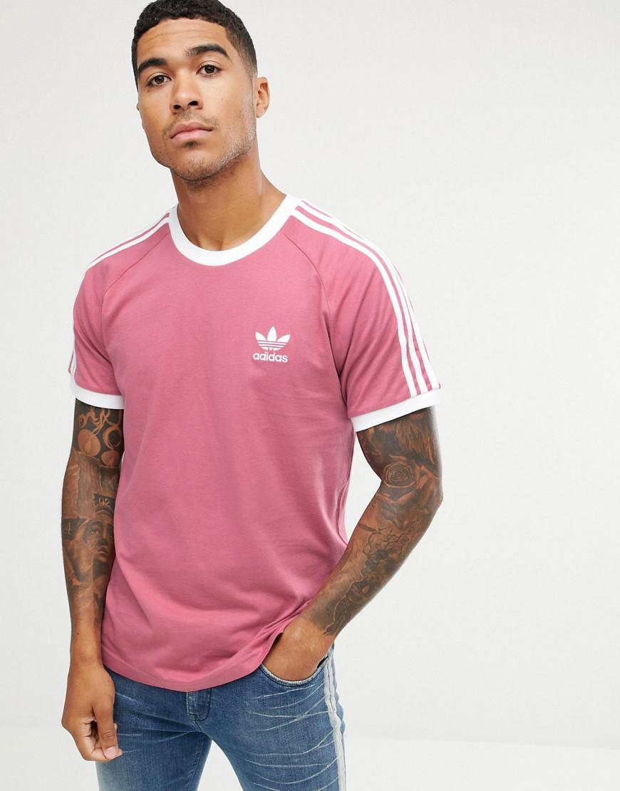 pink adidas mens t shirt