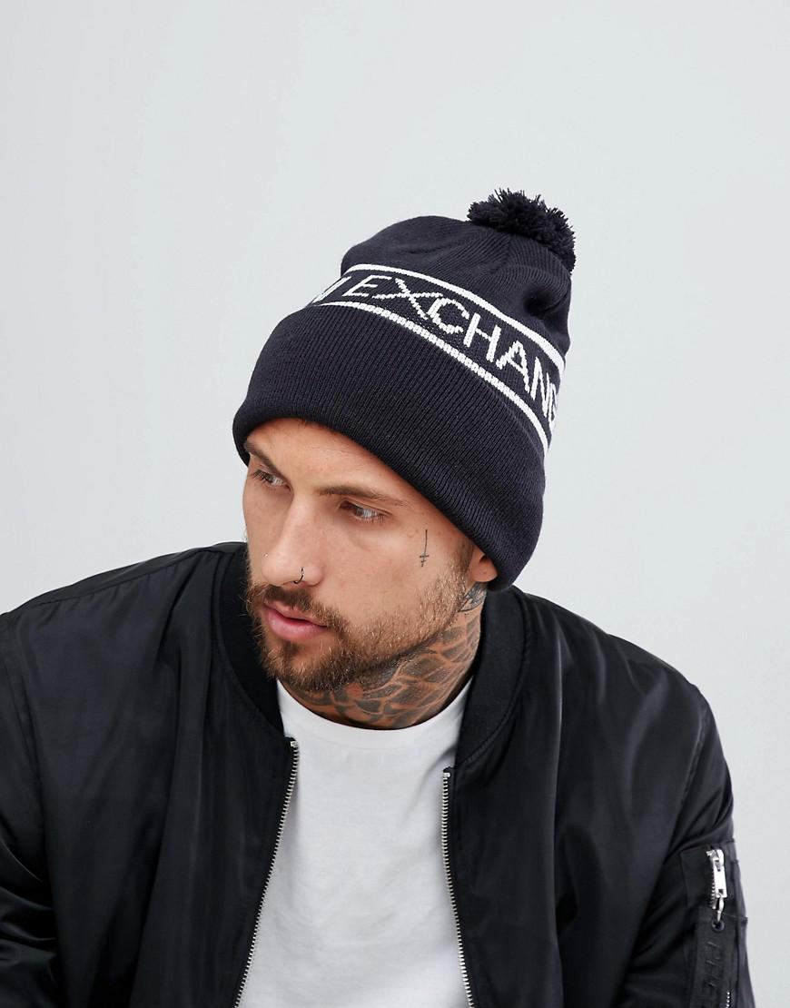 armani bobble hat