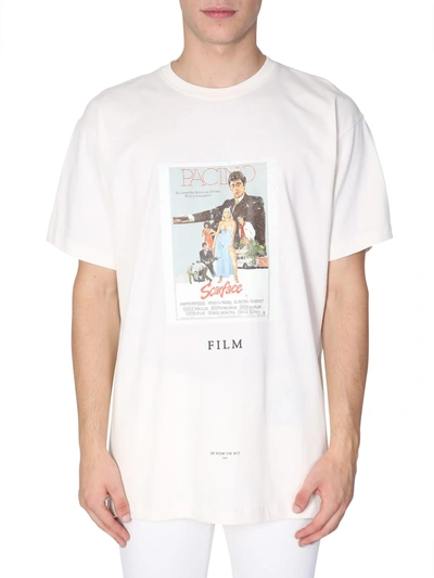 Shop Ih Nom Uh Nit Scarface Printed T-shirt In Bianco