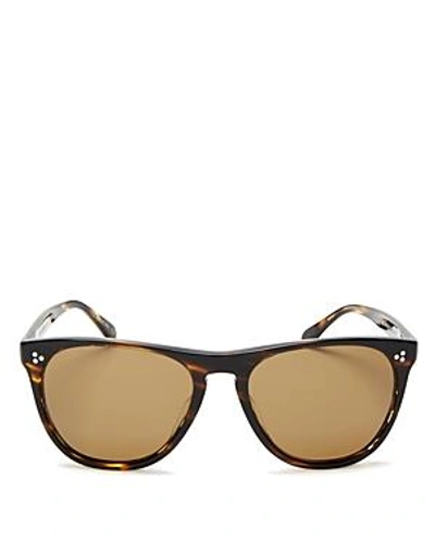 Shop Oliver Peoples Women's Daddy B Polarized Square Sunglasses, 58mm In Coco/brown