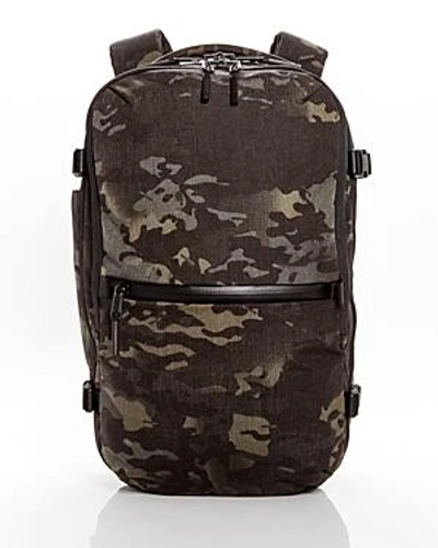 Shop Aer Camo Collection Cordura Carry-on Backpack In Black Camo