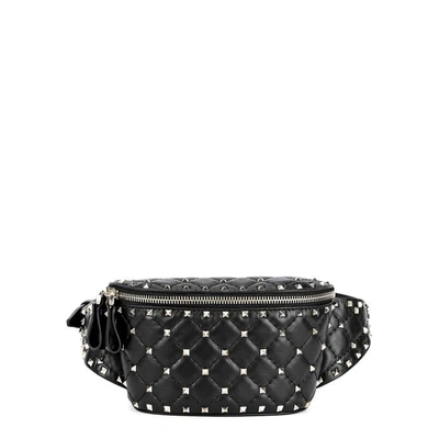 Shop Valentino Rockstud Spike Small Leather Belt Bag