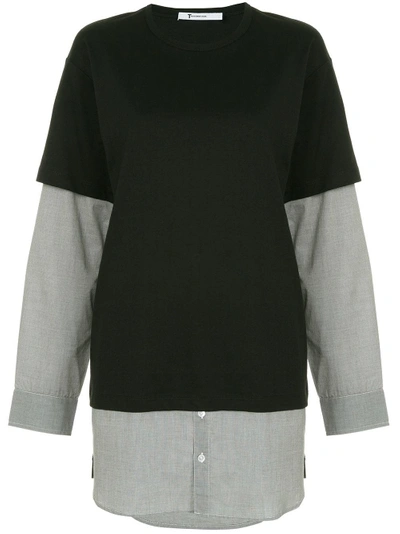 Shop Alexander Wang T T By -shirt Dress - Black