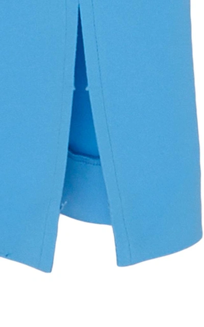 Shop Victoria Beckham Skinny Slit-hem Pants In Blue