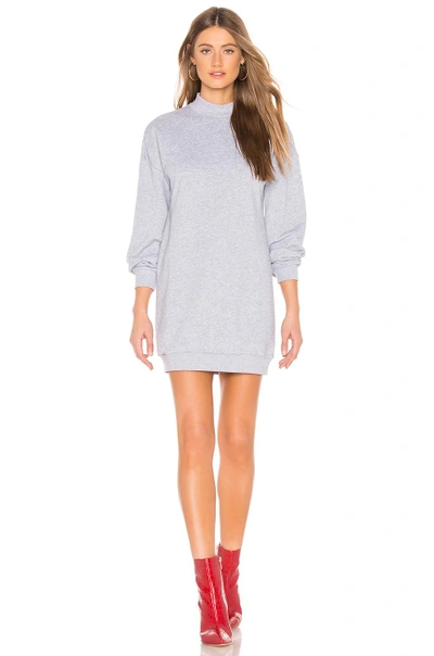Shop About Us Steph Sweater Dress In Gray. In Heather Grey