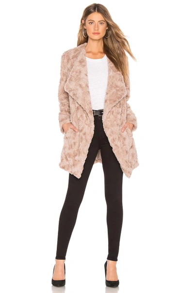 Shop Bb Dakota Tucker Faux Fur Jacket In Tan