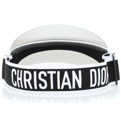 Shop Dior Club1 Acetate Visor In White