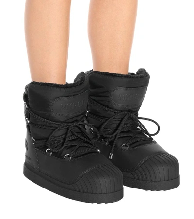 Shop Moncler X Moon Boot® Uranus Ankle Boots In Black