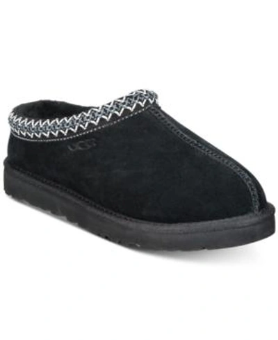 Ugg Tasman Ii 1174671-blk Slipper Men Black Suede Sheepskin Lined Slip-on Gug228