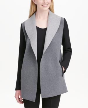 calvin klein open front jacket