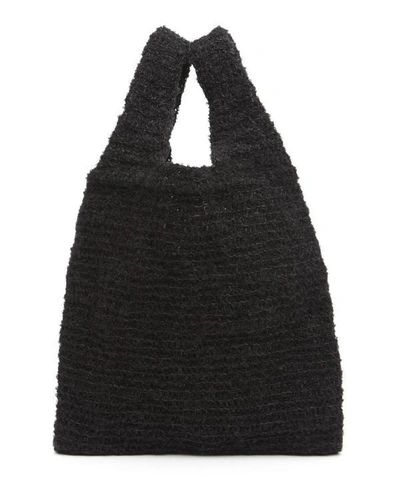 Shop Karakoram Orco Knitted Shopper Bag In Black