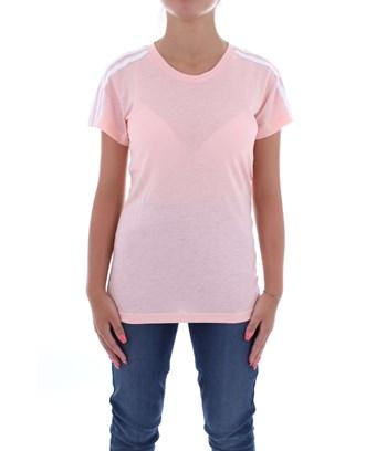 Adidas Originals Adidas Women S Pink Cotton T Shirt Modesens