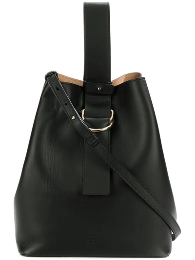 Reusachtig enkel en alleen huichelarij Jil Sander Navy Bucket Bag - Black | ModeSens